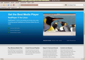 RealPlayer - Media Player for Linux - Free Download - Mozilla Firefox