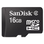 SanDisk microSDHC 16GB Speicherkarte
