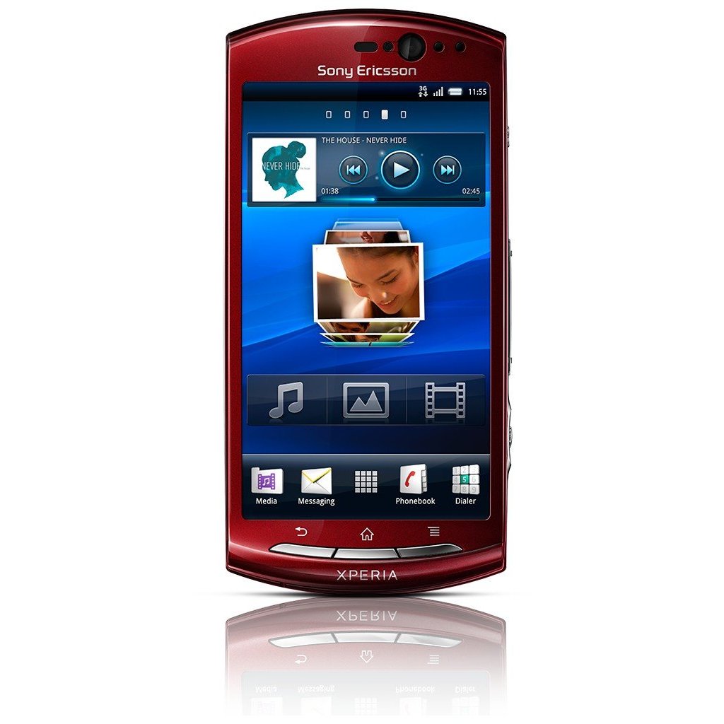 Sony Ericsson Xperia Neo Smartphone (9.4 cm (3.7 Zoll) Touchscreen, HDMI, Android OS 2.3, 8.1 Megapixel, inkl. 8GB MicroSD) silver