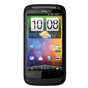 HTC Desire S Mobiltelefon (9,4 cm (3,7 Zoll) Display, Touchscreen, 5 Megapixel Kamera, Android OS) schwarz