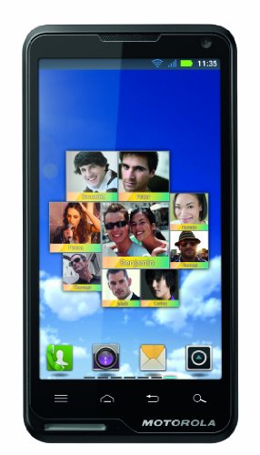 Motorola Motoluxe Mobiltelefon (10,2 cm (4 Zoll) FWVGA-Touchscreen, 8 Megapixel Kamera, WiFi, Android 2.3) schwarz
