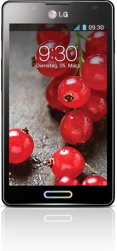 LG P710 Optimus L7 II Mobiltelefon (10,9 cm (4,3 Zoll) Touchscreen, 1GHz, Dual-Core, 4GB, 768MB RAM, 8-Megapixel-Kamera, Android 4.1) metallisch-schwarz