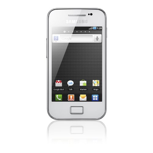 Samsung Galaxy Ace S5830i Android Telefon (8,9 cm (3,5 Zoll) Touchscreen, 5 Megapixel Kamera, Android Betriebssystem) pure-white