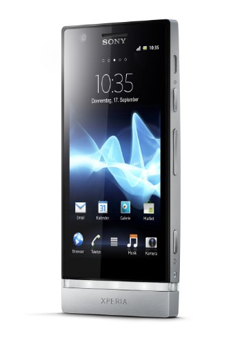 Sony Xperia P Android Smartphone (10,2 cm (4 Zoll) Touchscreen, 8 Megapixel Kamera, Android 4.0 OS) silber